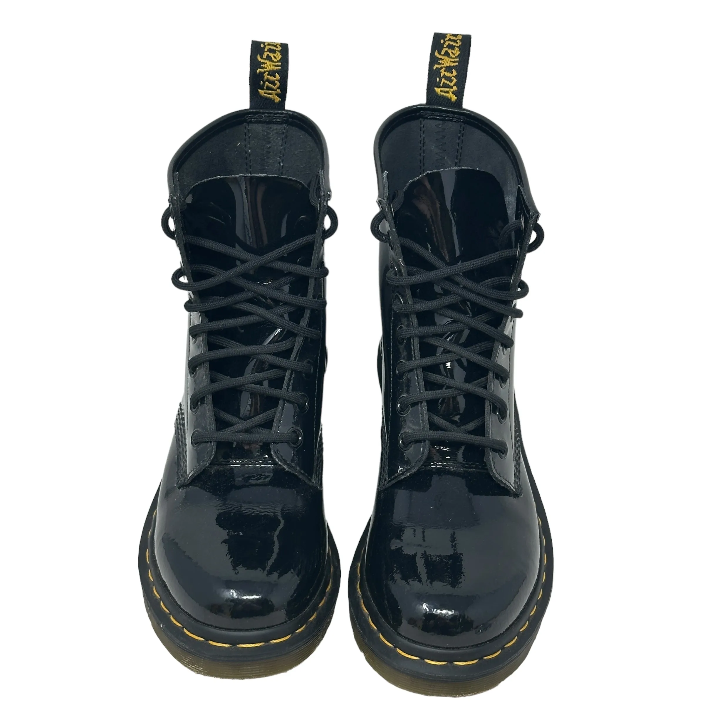 1460 Boots Patent Lamper By Dr Martens In Black, Size: 7