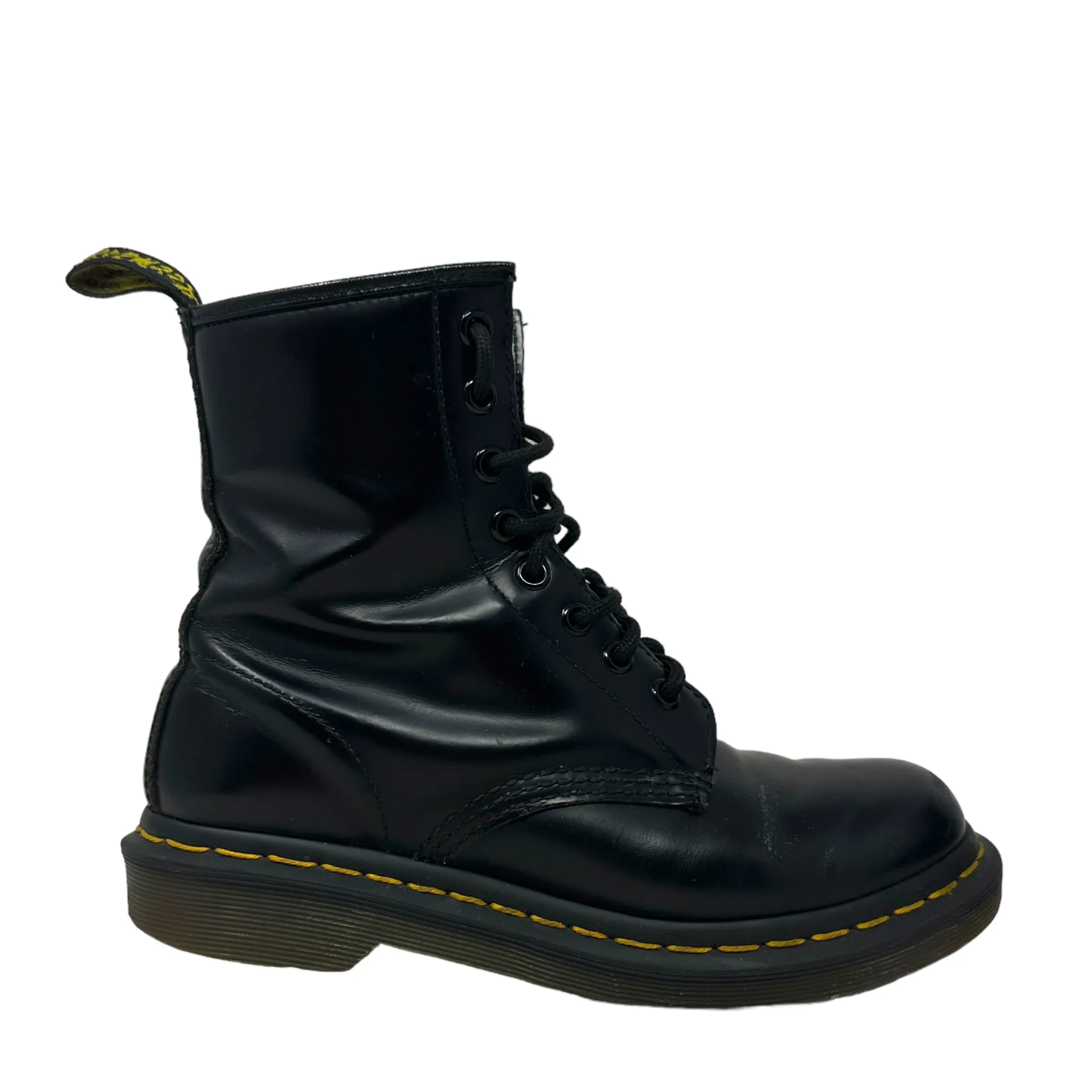 1460 Smooth Leather Boots By Dr Martens In Black, Size: 6