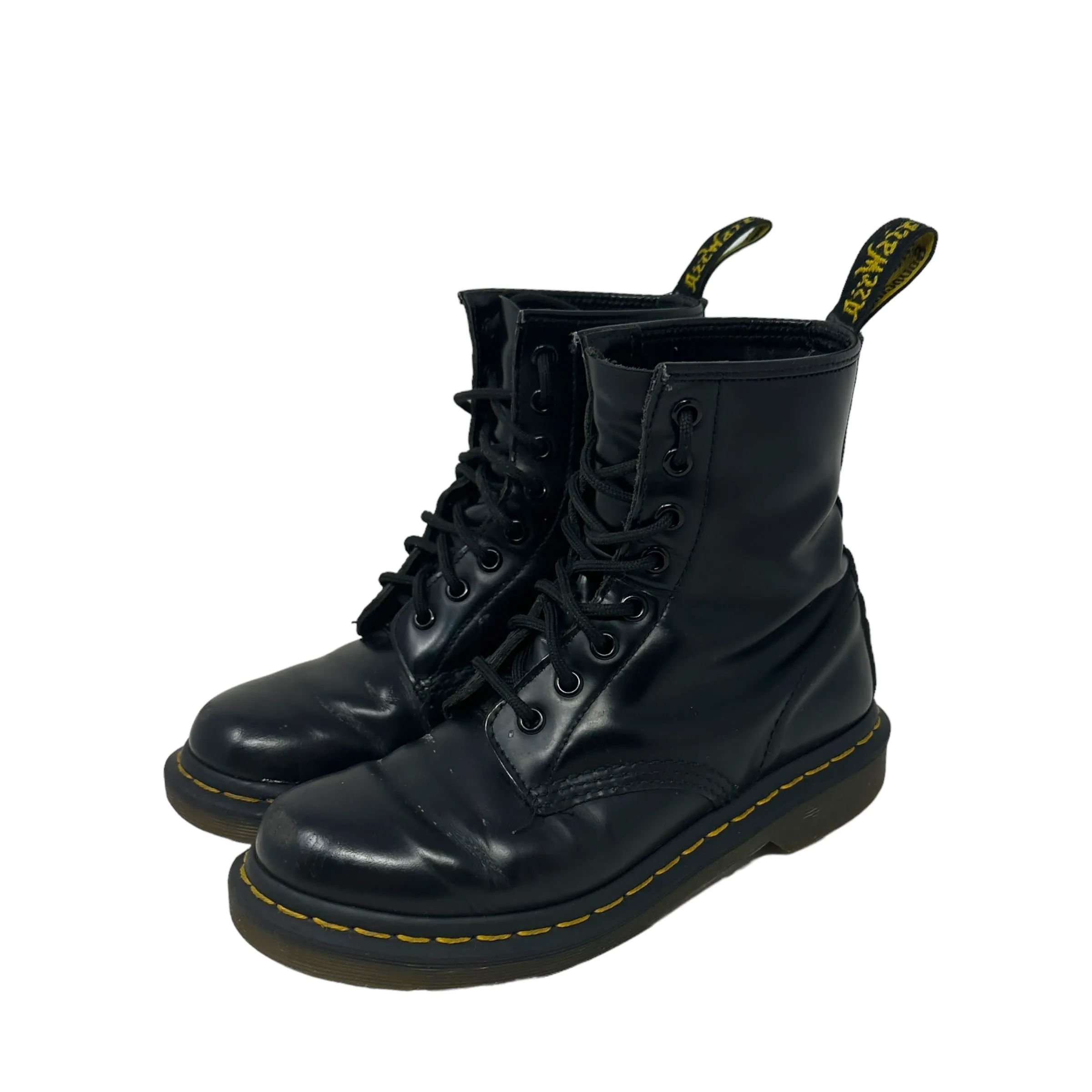 1460 Smooth Leather Boots By Dr Martens In Black, Size: 6