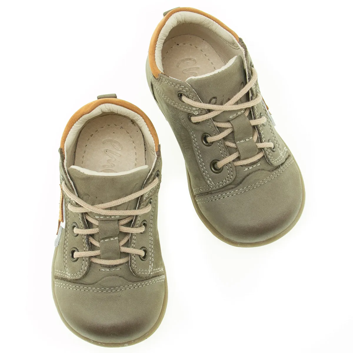 (2069D-1) Emel Lace Up First Shoes