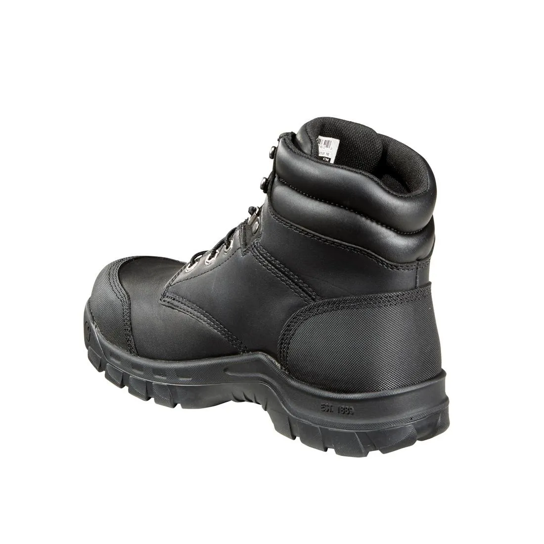 6" Rugged Flex Waterproof PR Composite Toe Work Boot Black