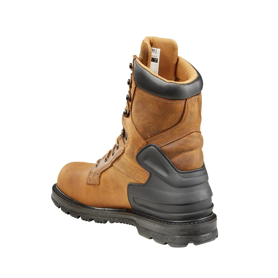 8" Heritage Waterproof Steel Toe Work Boot Brown