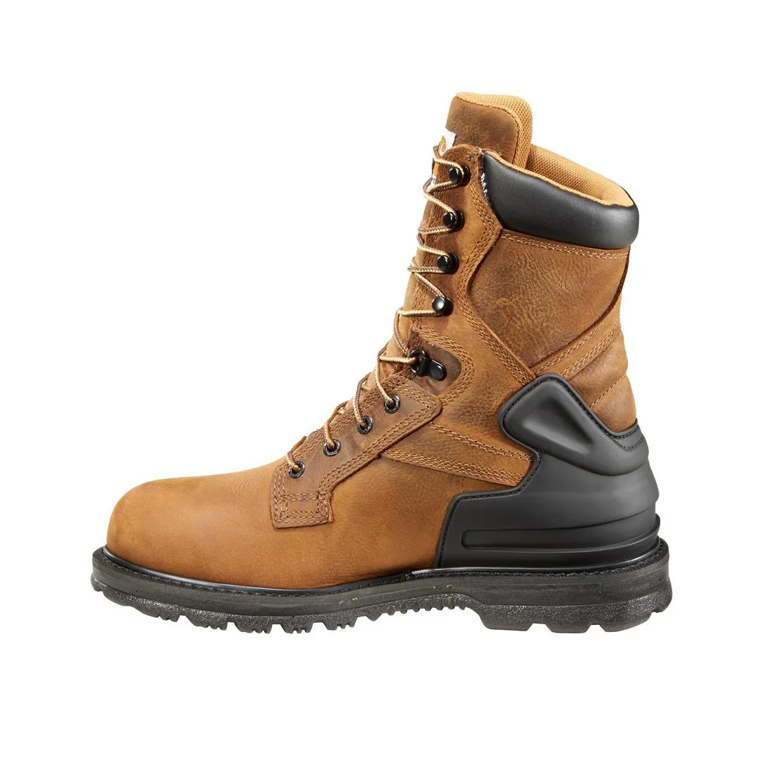 8" Heritage Waterproof Steel Toe Work Boot Brown