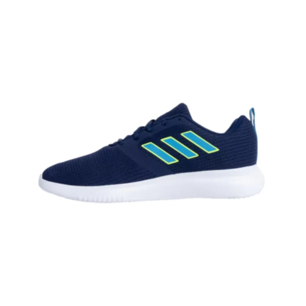 Adidas Men's Fleecewalk Running Shoe (Night Sky/Lucid Lemon/Pulse Blue)