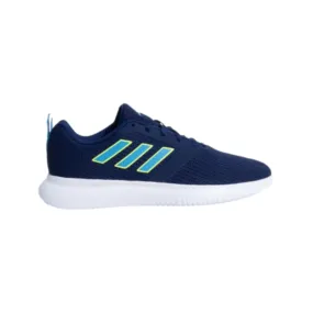 Adidas Men's Fleecewalk Running Shoe (Night Sky/Lucid Lemon/Pulse Blue)