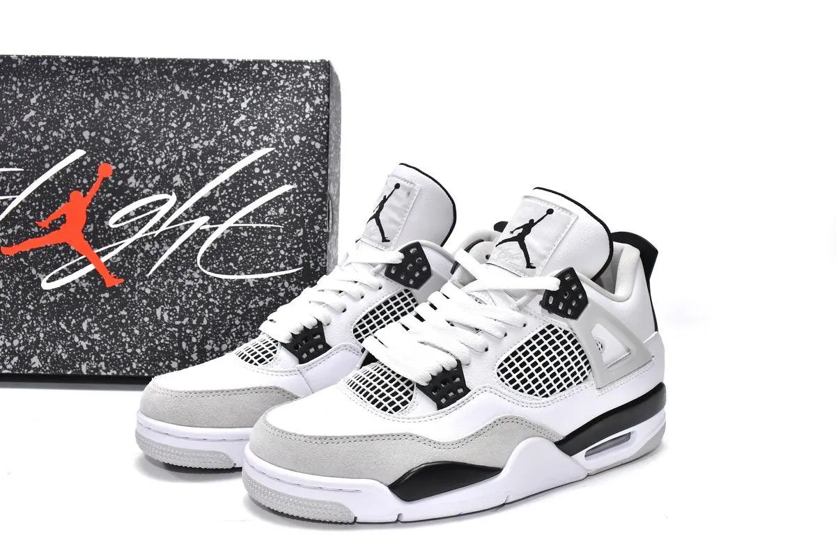 AIR JORDAN 4 RETRO " MILITARY BLACK "