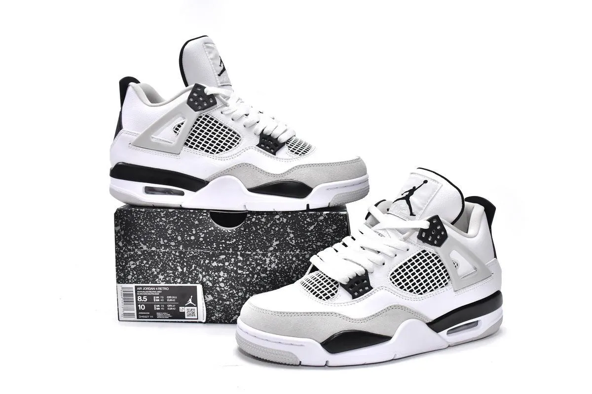 AIR JORDAN 4 RETRO " MILITARY BLACK "