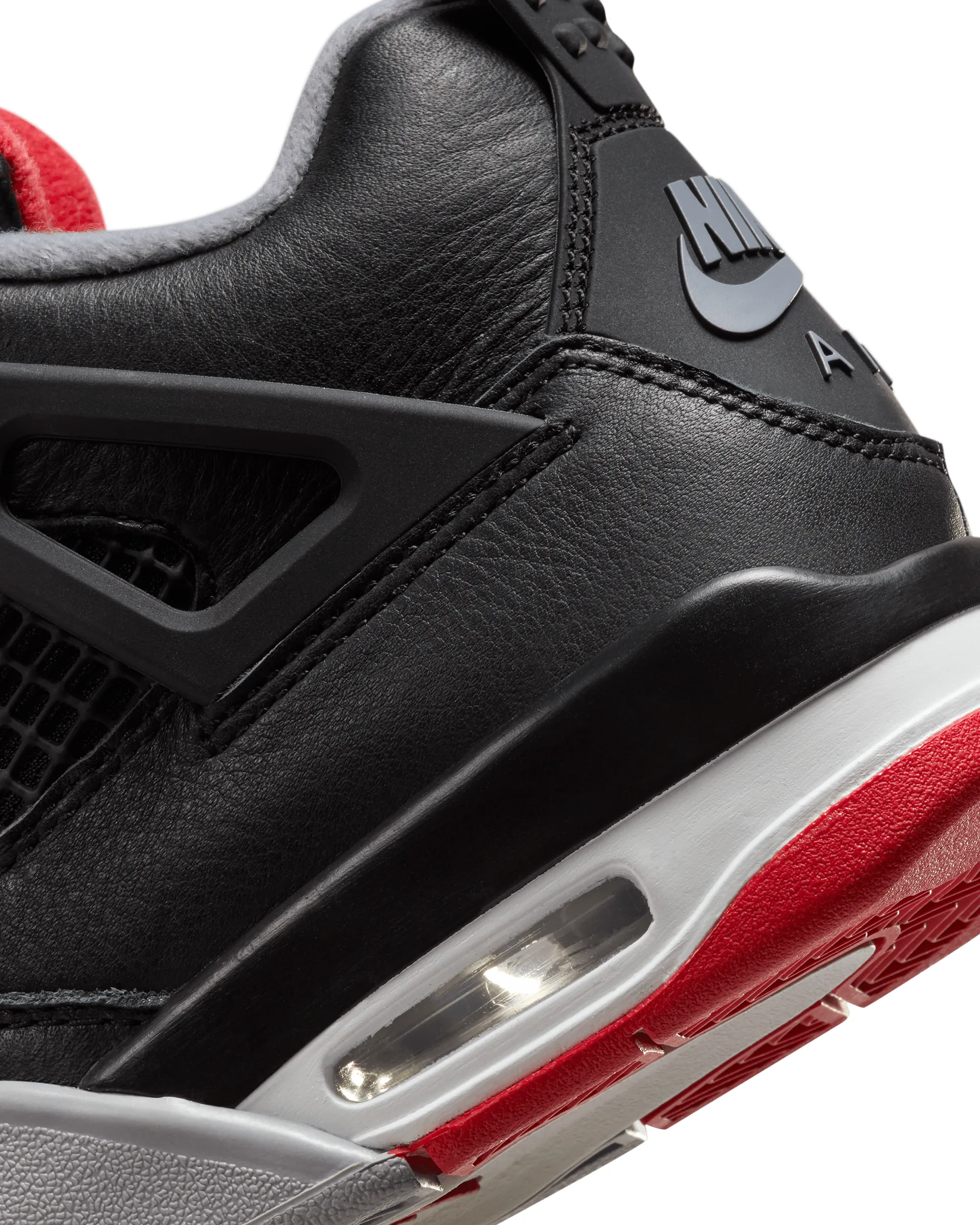 Air Jordan 4 Retro "Bred Reimagined" - Black / Fire Red / Grey / White