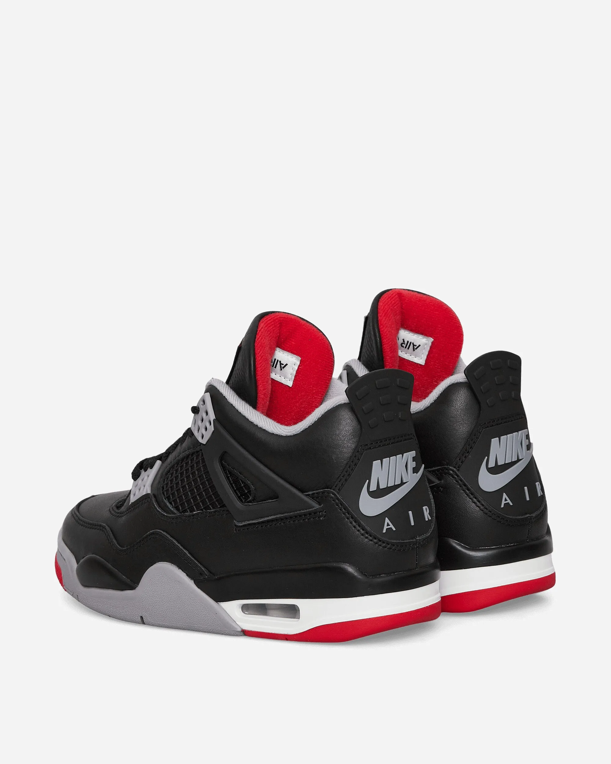 Air Jordan 4 Retro Sneakers Black / Fire Red / Cement