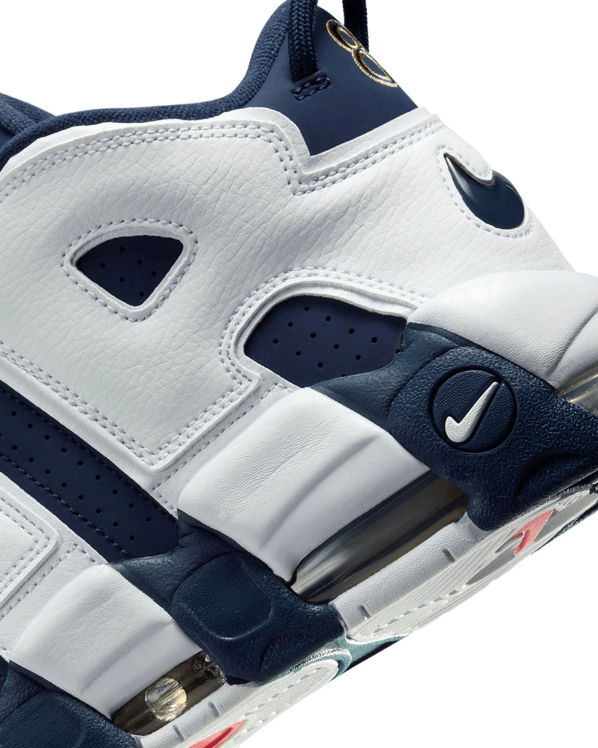 Air More Uptempo '96 - White / Midnight Navy-Metallic Gold