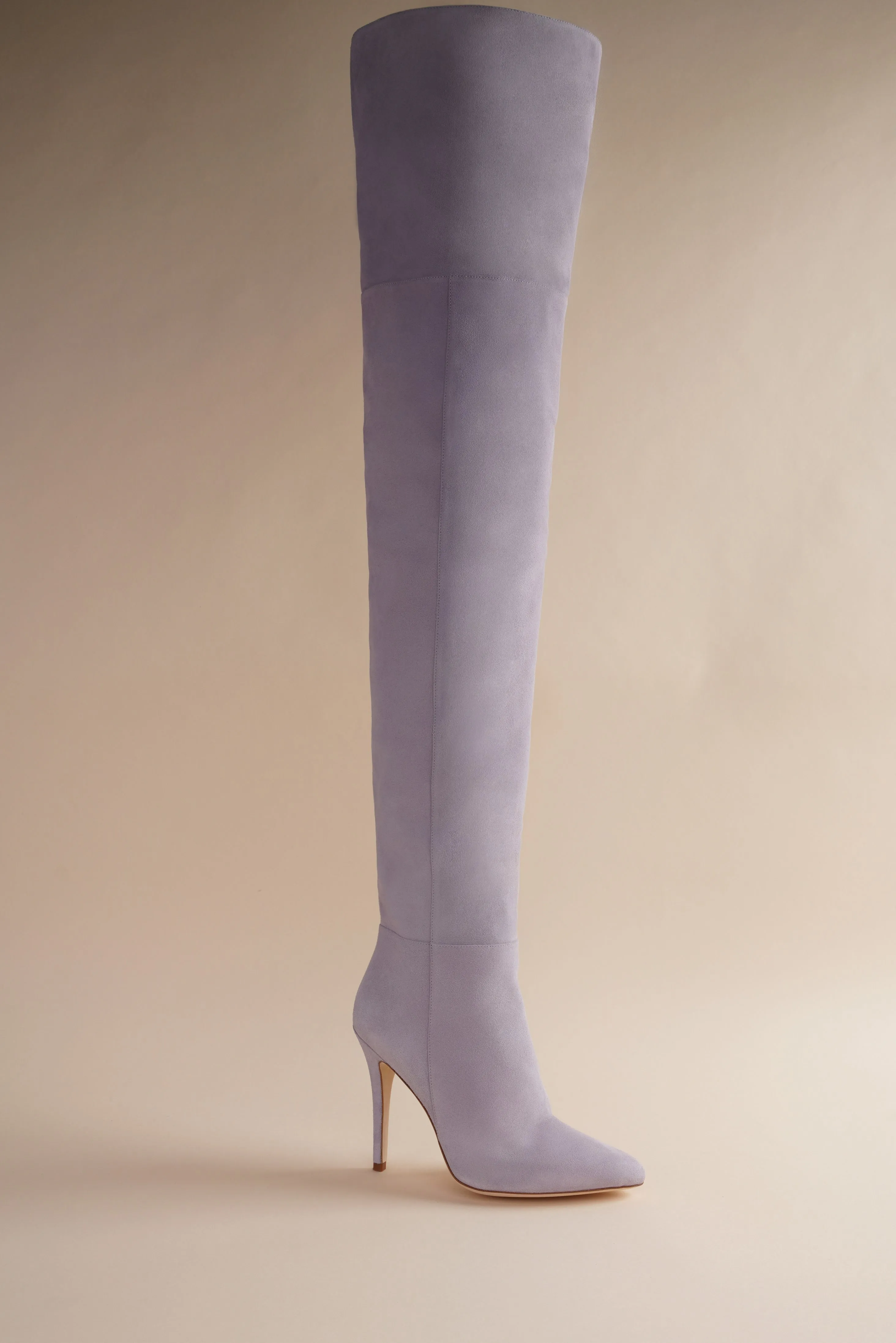 Allora OTK Boot in Lavender Suede