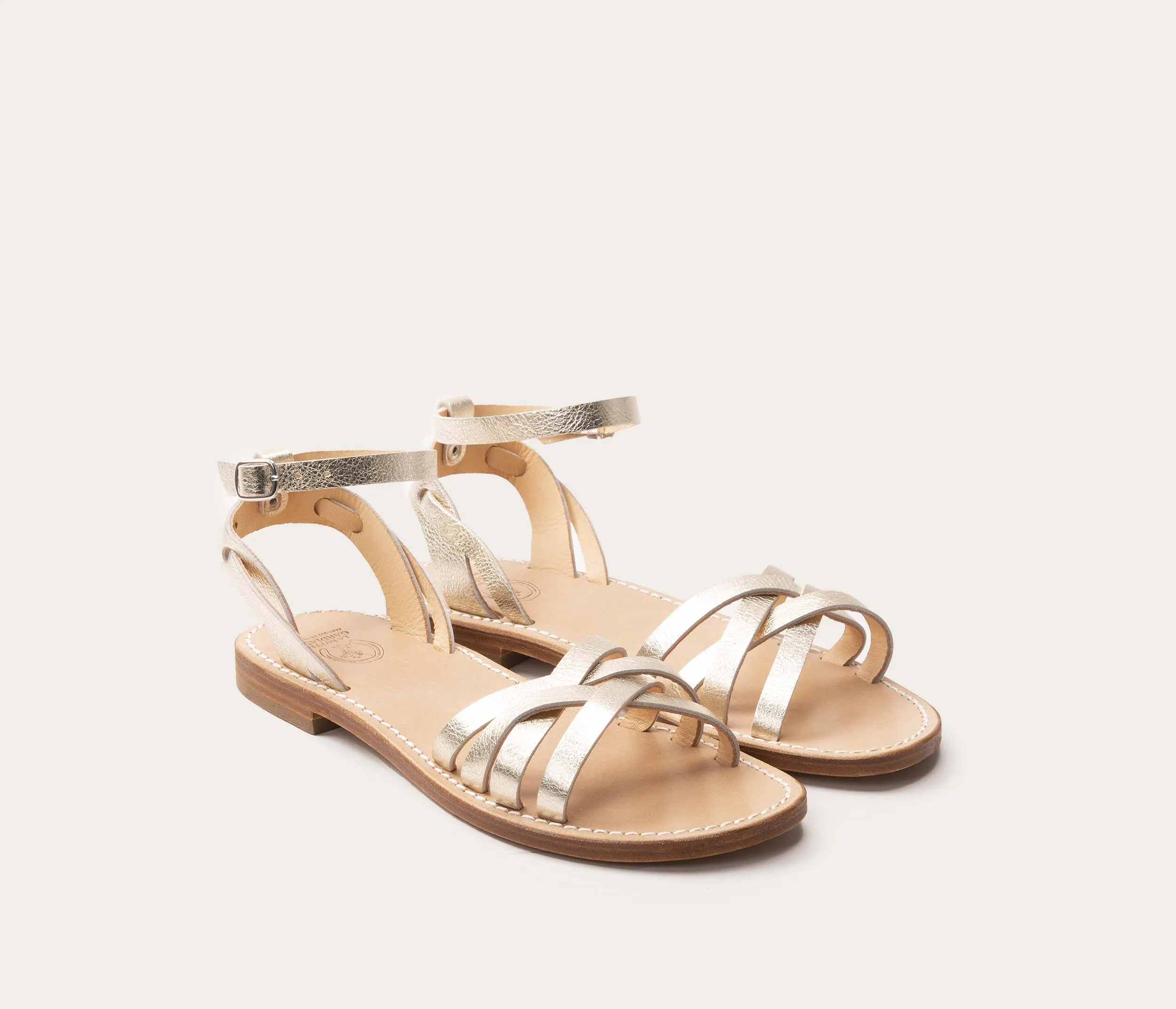 Bali Metallic Sandal Champagne