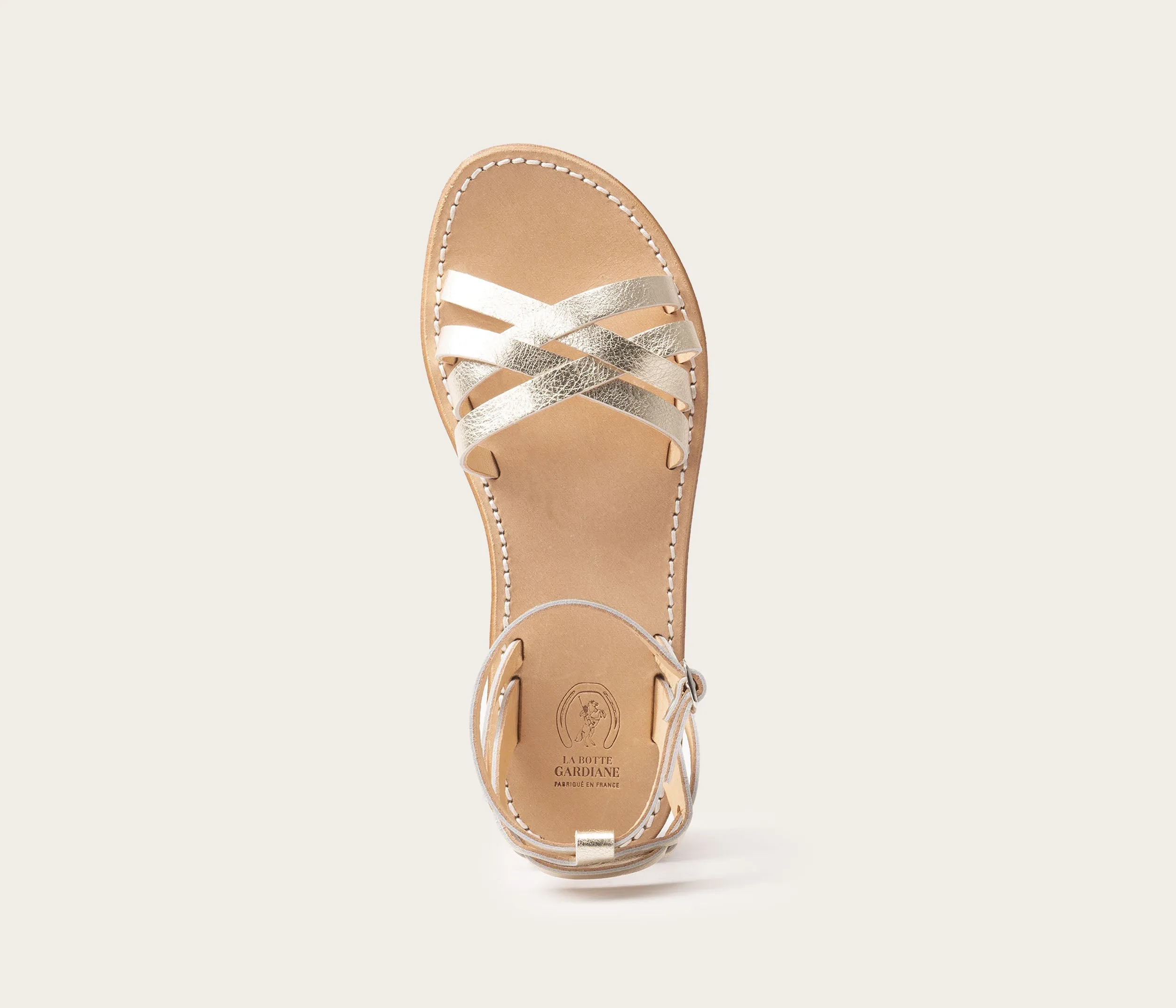 Bali Metallic Sandal Champagne