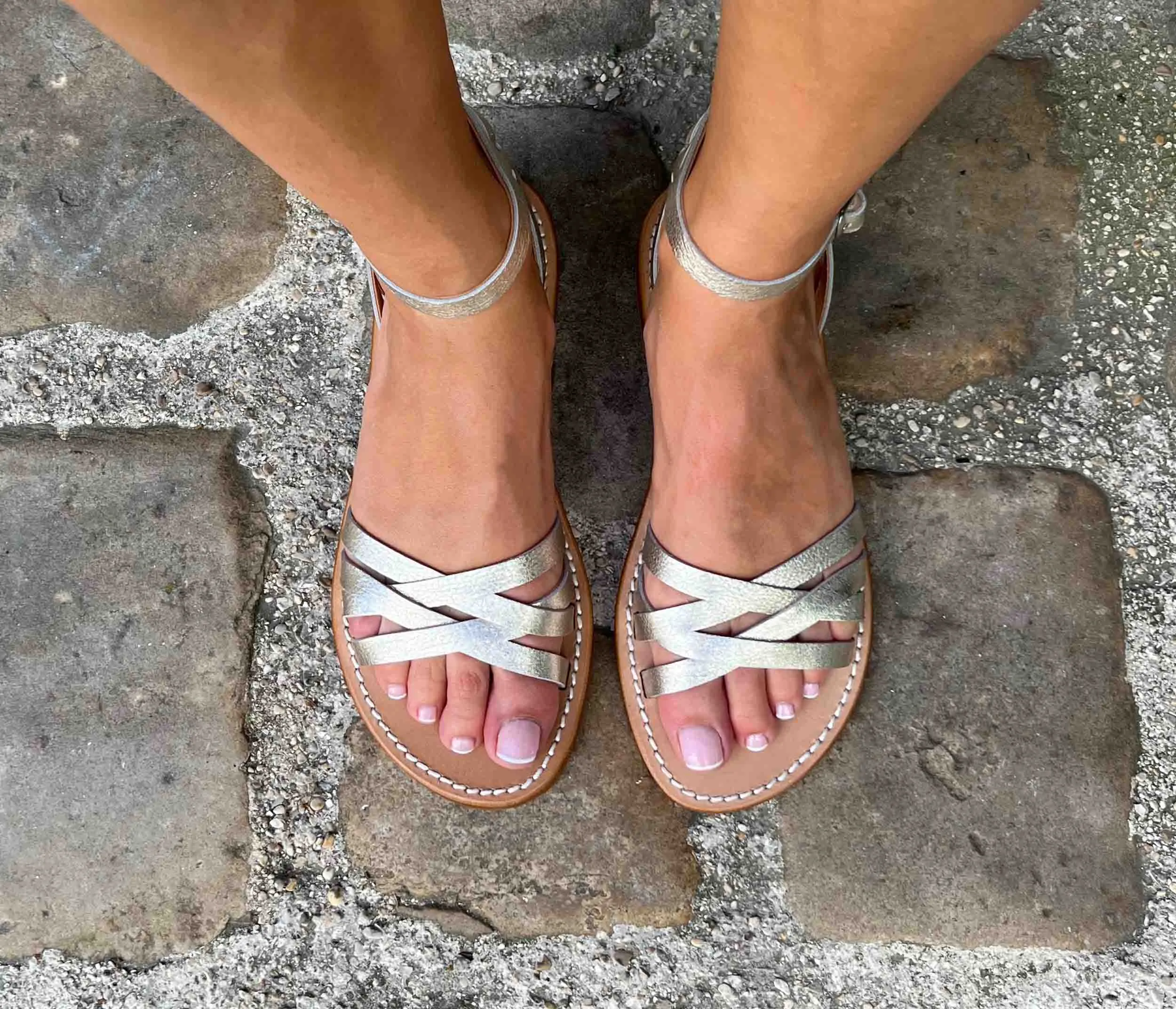 Bali Metallic Sandal Champagne