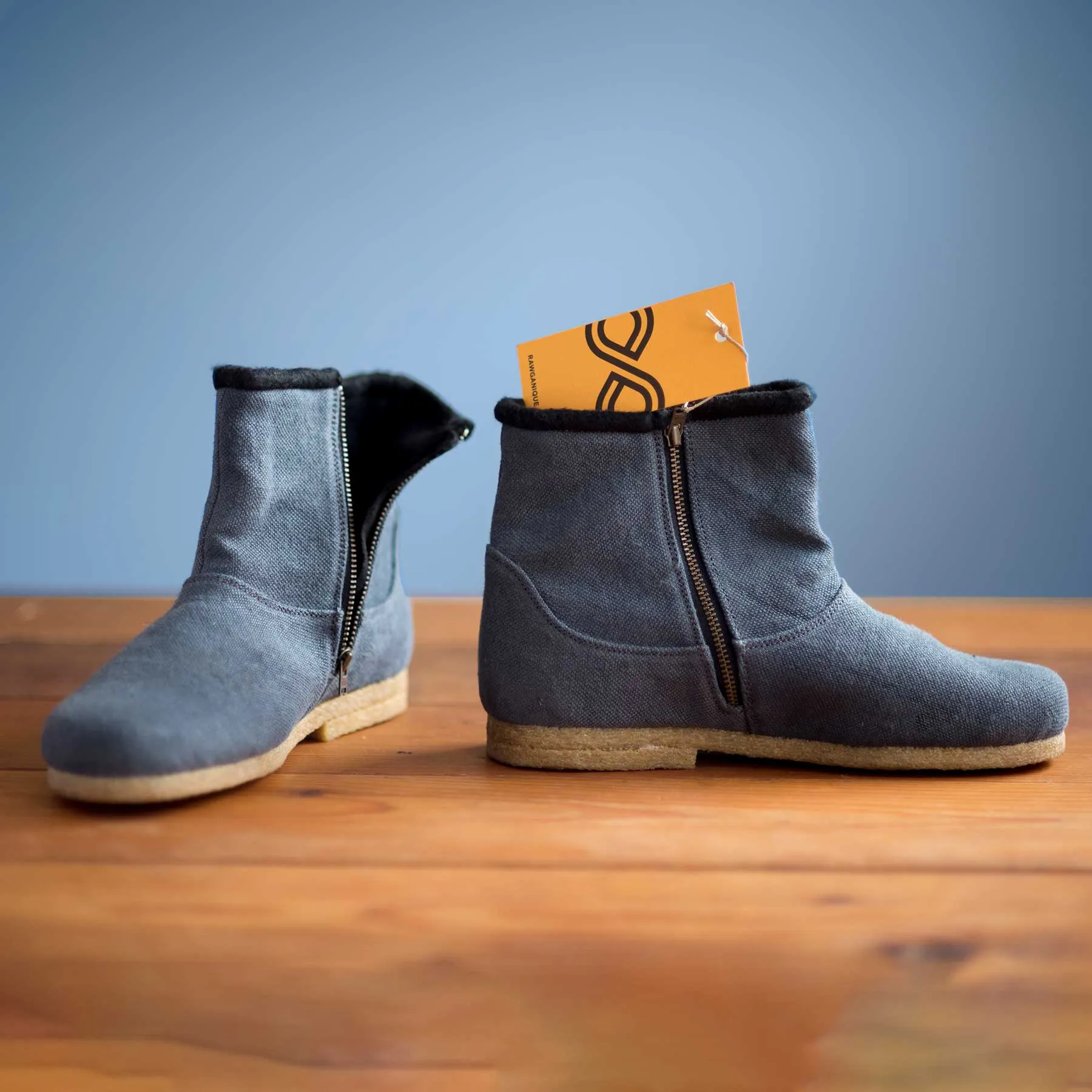 BOSTONEER Unisex Warm Urban Hemp Boots (With Organic Booties) (Women's & Men's Sizes)