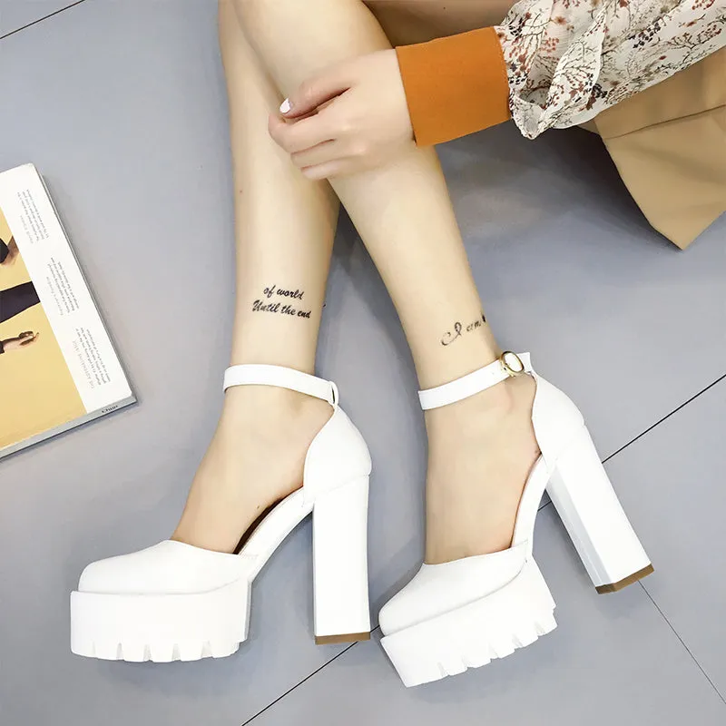 Chic high heels KF90650