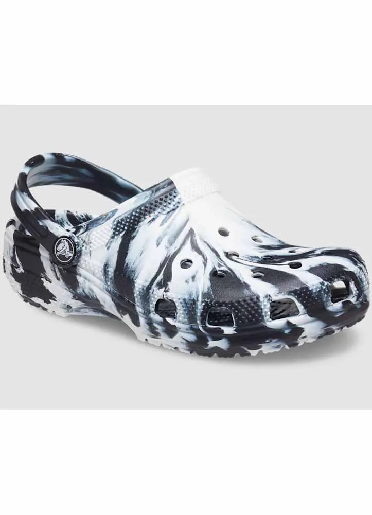 Classic Marble Clog K in Pepper/Black by Crocs