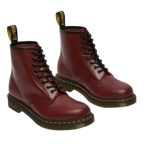 Dr. Martens Leather 8 Eye Boots - 1460 - Cherry Red