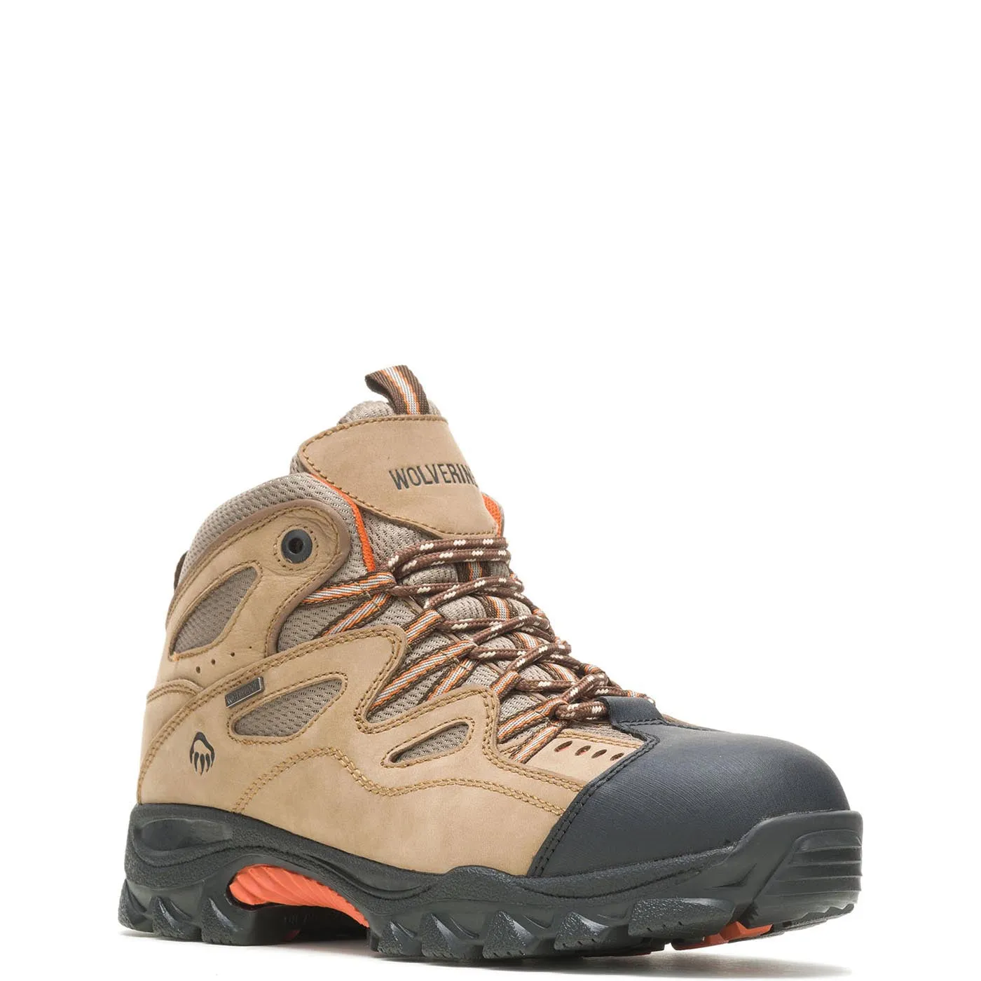 Durant Steel-Toe Waterproof Work Boot Tan/Orange