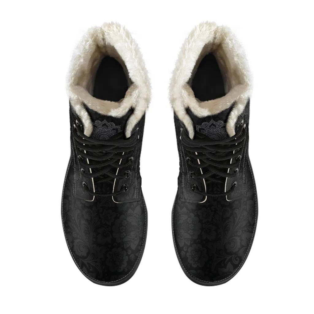 Elephant Faux Fur Boots