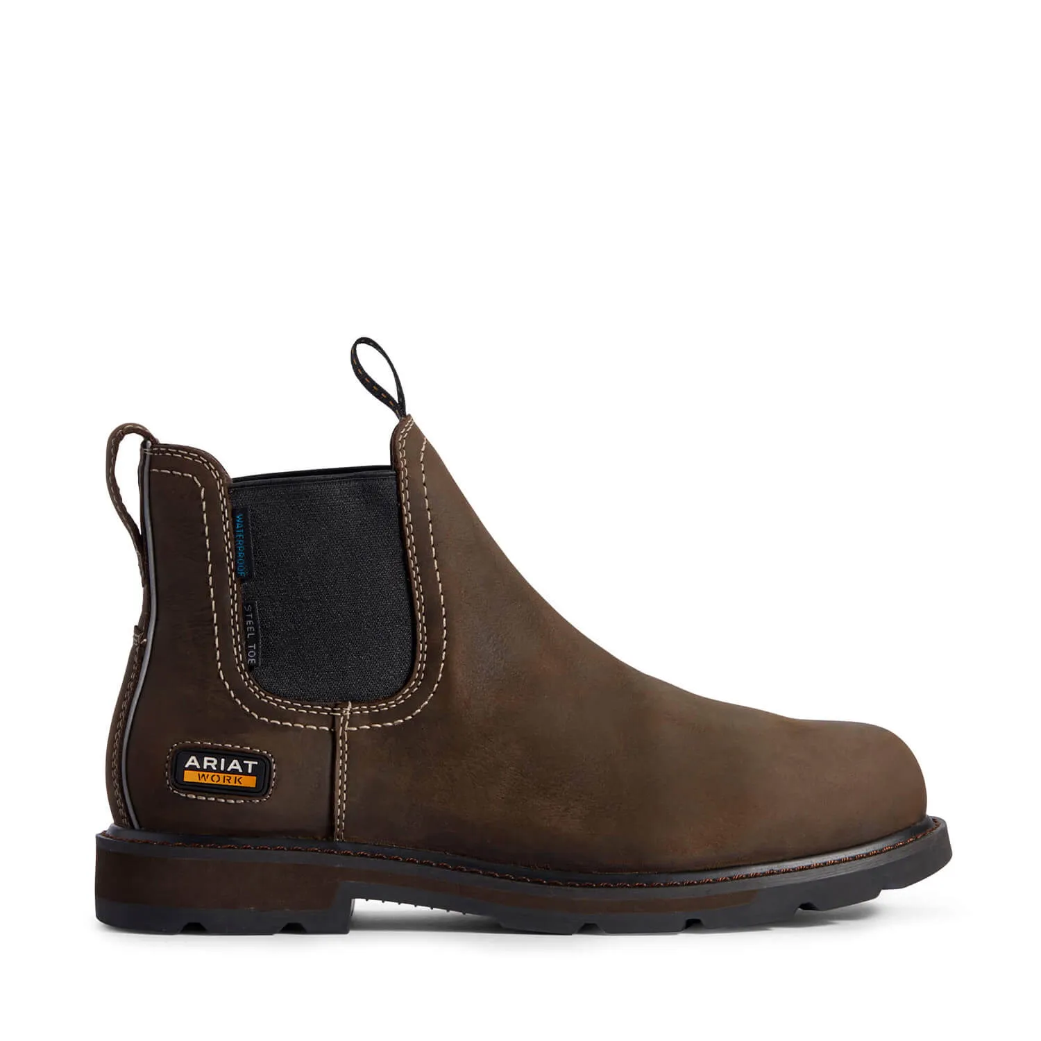 Groundbreaker Steel-Toe Waterproof Chelsea Work Boot