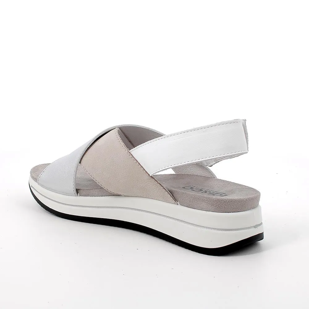 Ladies IGI & Co Sandals Silver/Grey/White 5677511 sale