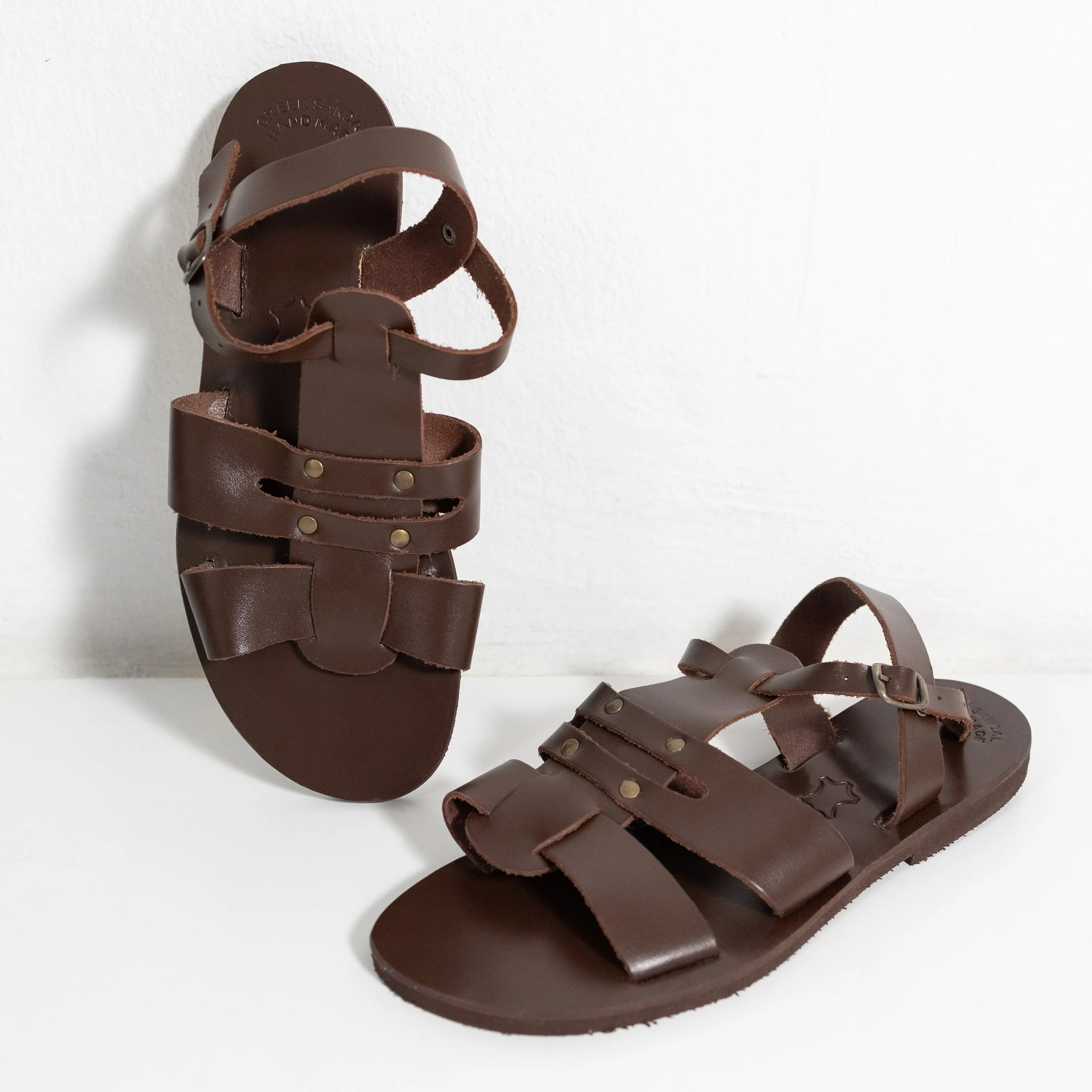 Patroclos sandals (brown)