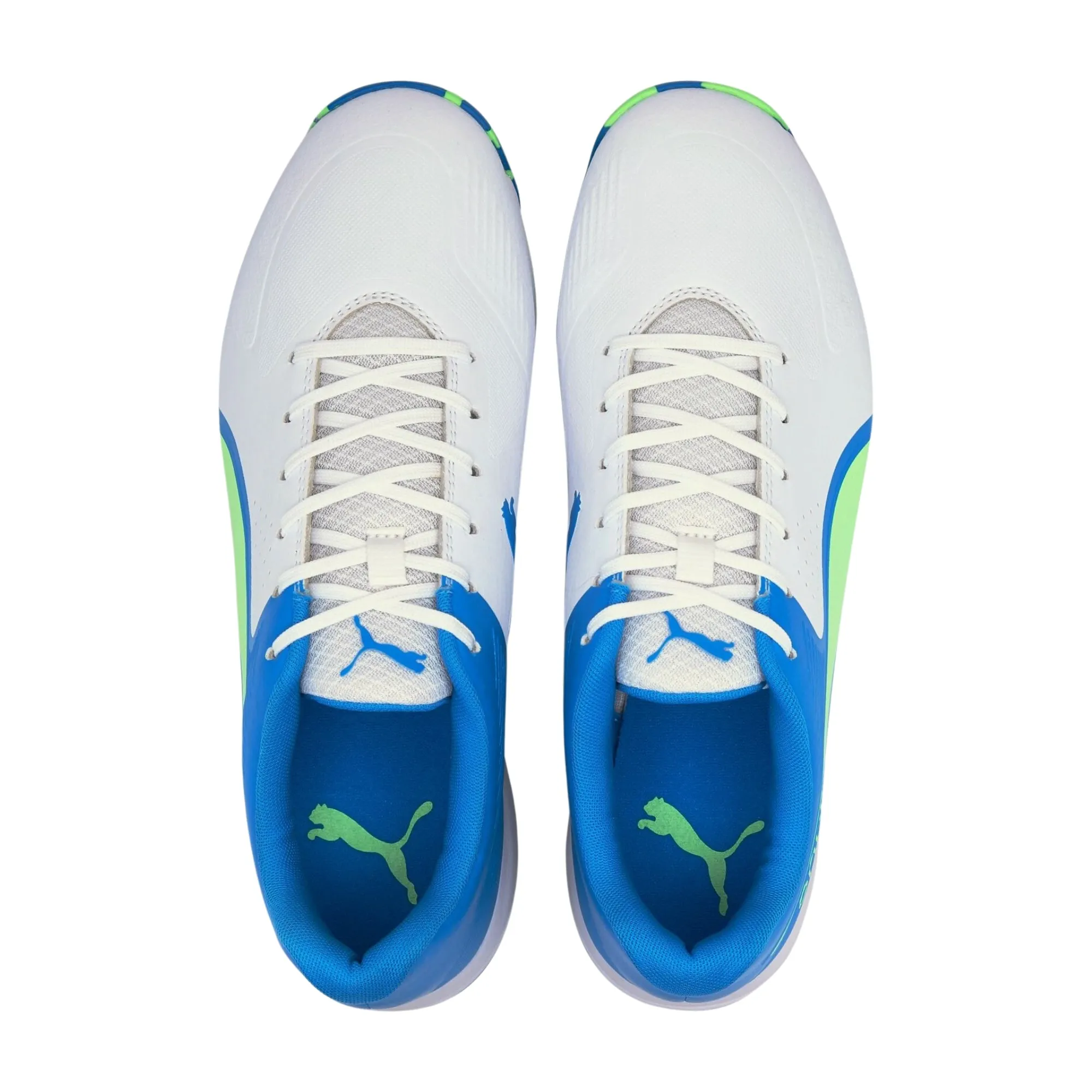 Puma Cricket Shoes One 8, Blue/Green