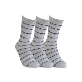 Striped Sock 3-pack Grey / Olive / Black