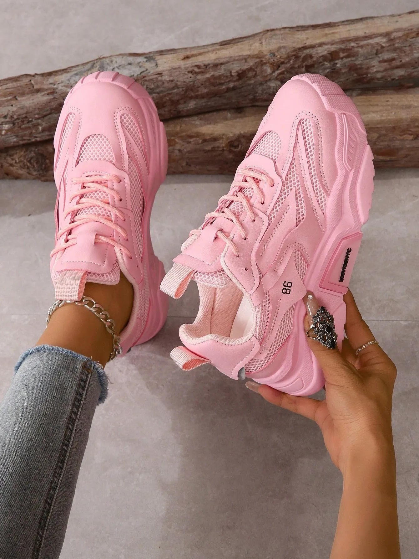 Women's Chunky Sneakers For Sports And Student Wear